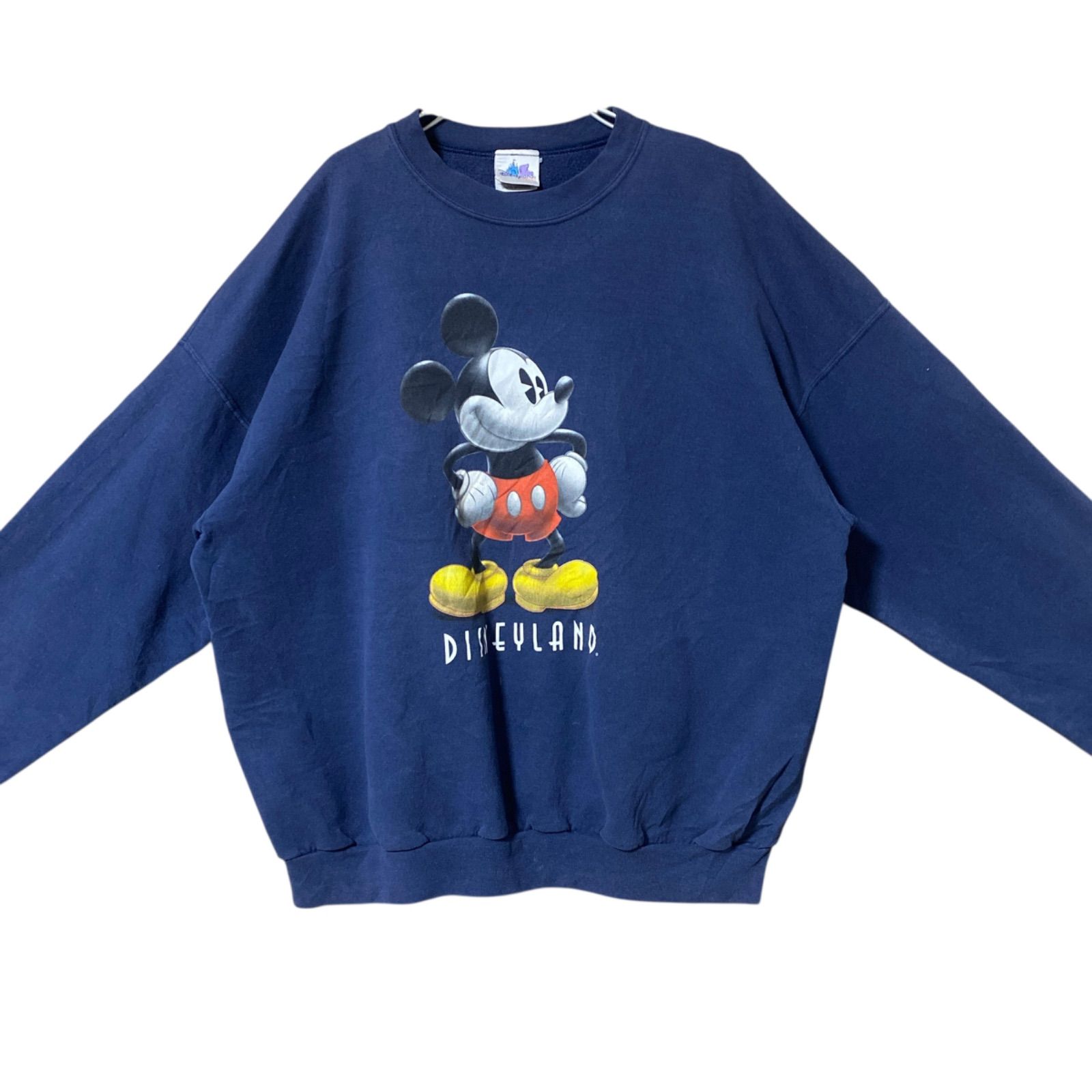 トレーナー スウェット 2XL ヴィンテージ ディズニー Disney ネイビー 