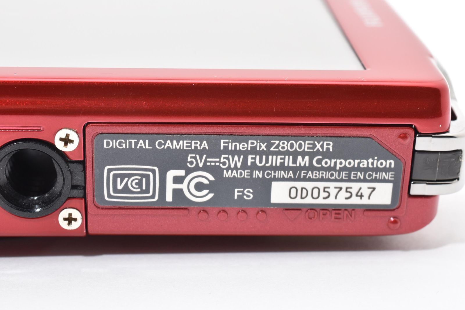 フジフィルム FUJIFILM FinePix Z800EXR レッド コンパクトデジタル 