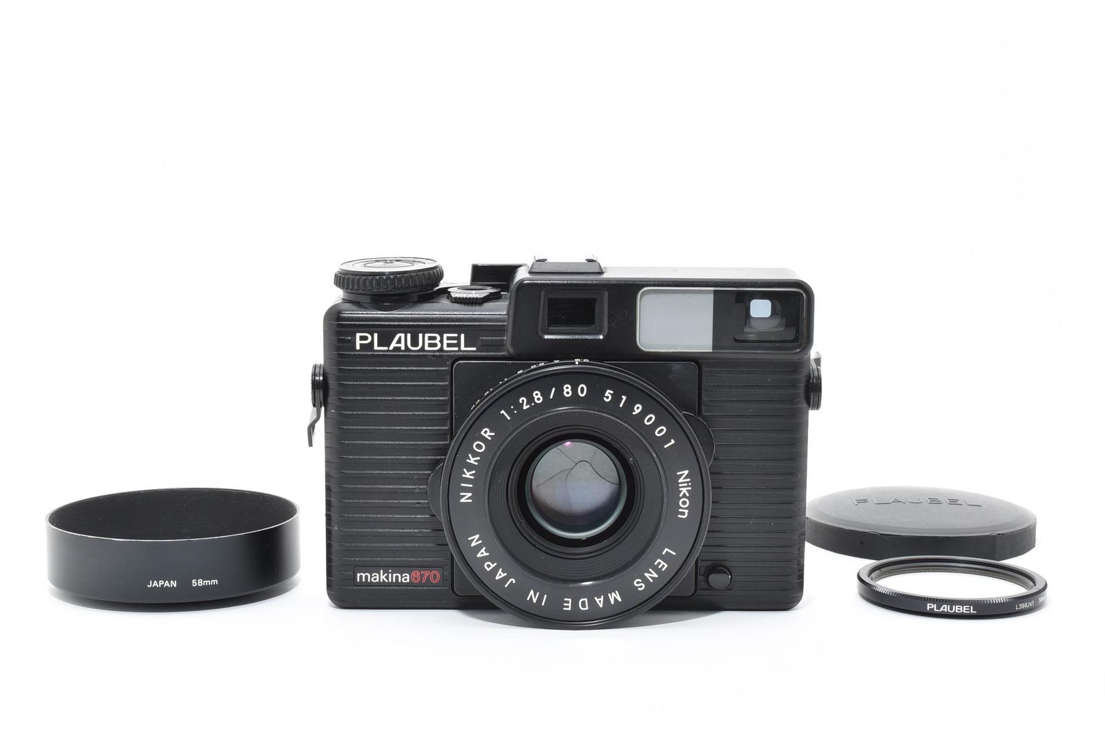 □ 美品 □ プラウベル PLAUBEL Makina マキナ 670 NIKKOR 80mm F2.8