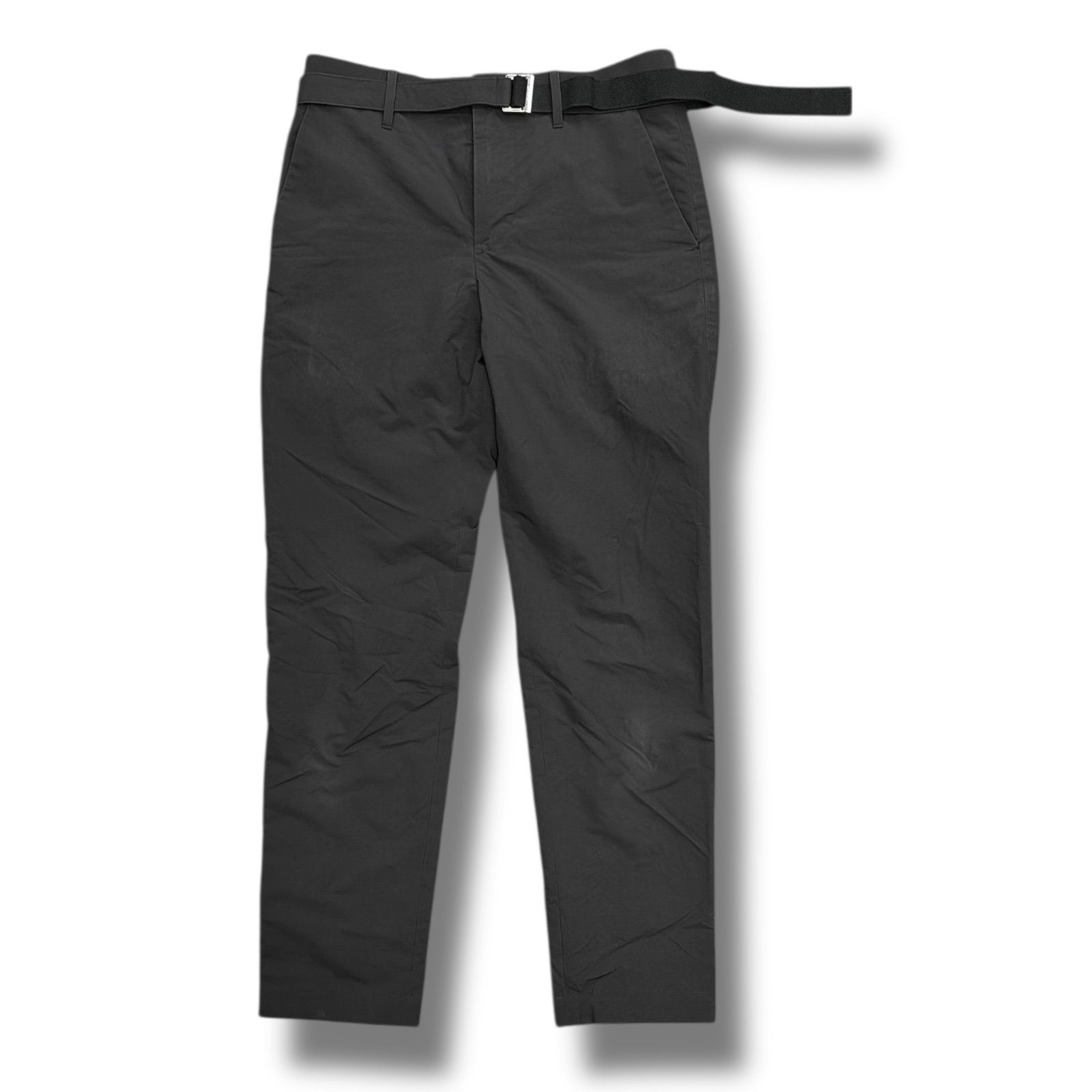 sacai 23aw Matt Taffeta Pants 黒 size3 Sacai 23SS Matte Taffeta Pants マットタフタパンツ イージーパンツ