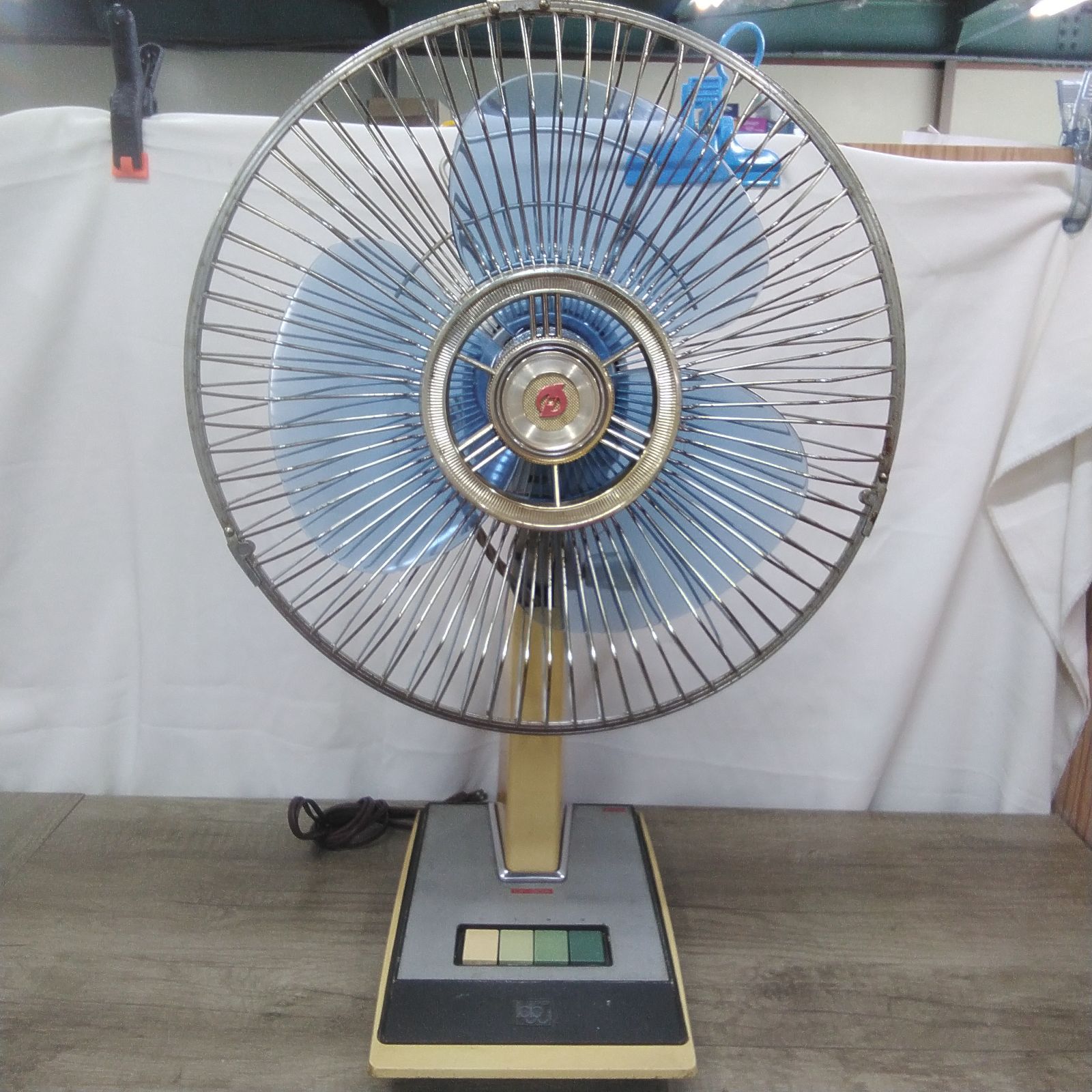 【動作品】昭和レトロ BUBU CF-30B 扇風機 30cm タイマー付き Yahoo!オークション - p1194 DELUXE bubu CF-30B 3枚羽 扇風機 可動品