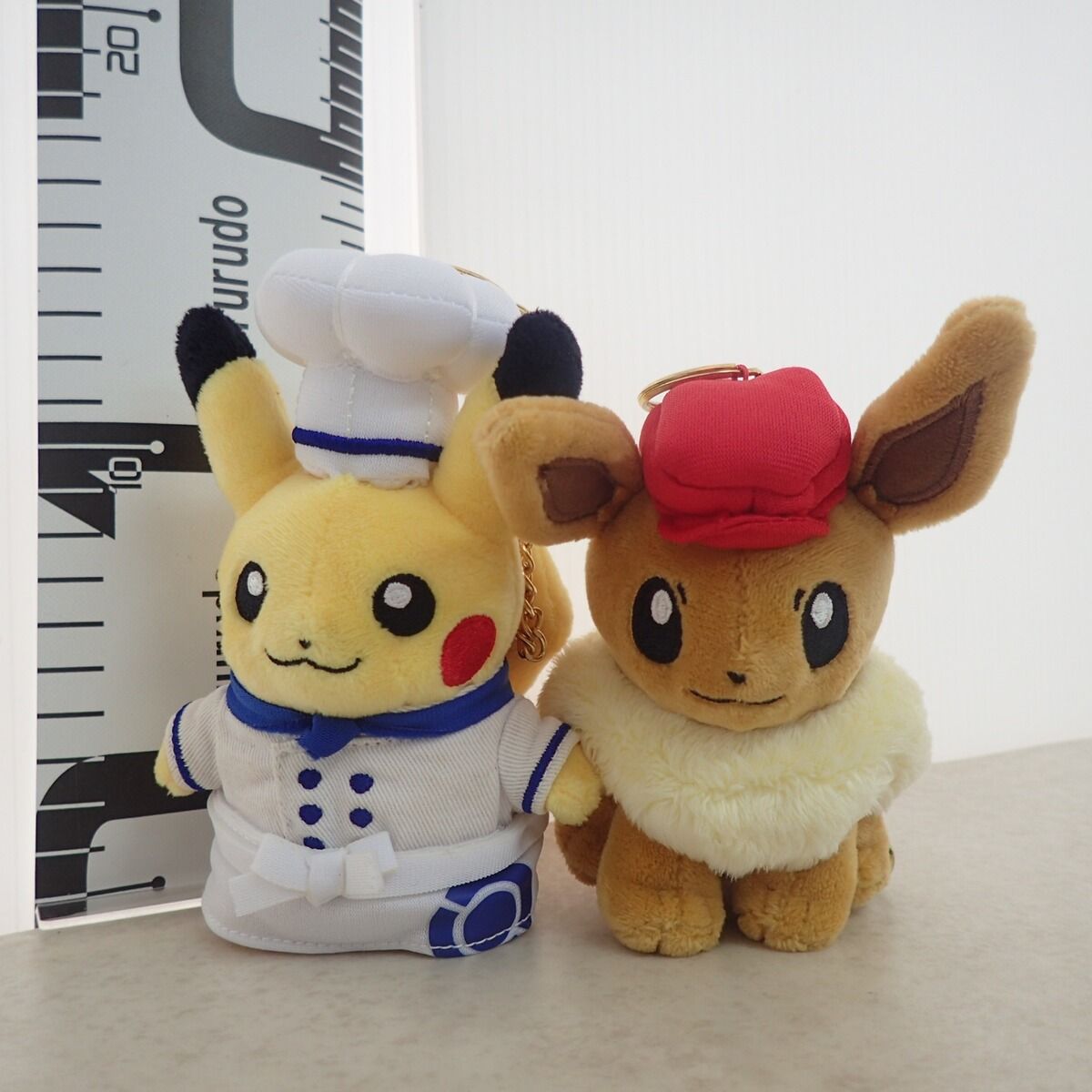 ポケモンカフェ マスコット ピカチュウ/イーブイ 2体セット 紙タグなし