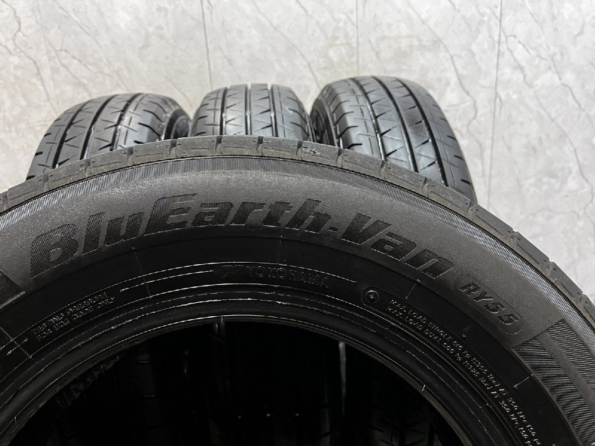 YOKOHAMA BluEarth-Van RY55 165/80R14 91/90N LT 14インチ 夏タイヤ 4本 25年製 バリ溝 ADバン等　(MTE040)クレジットカード QRコード決済可能 YOKOHAMA BluEarth-Van RY55 165/80R14 91/90N LT 14インチ 夏タイヤ 4
