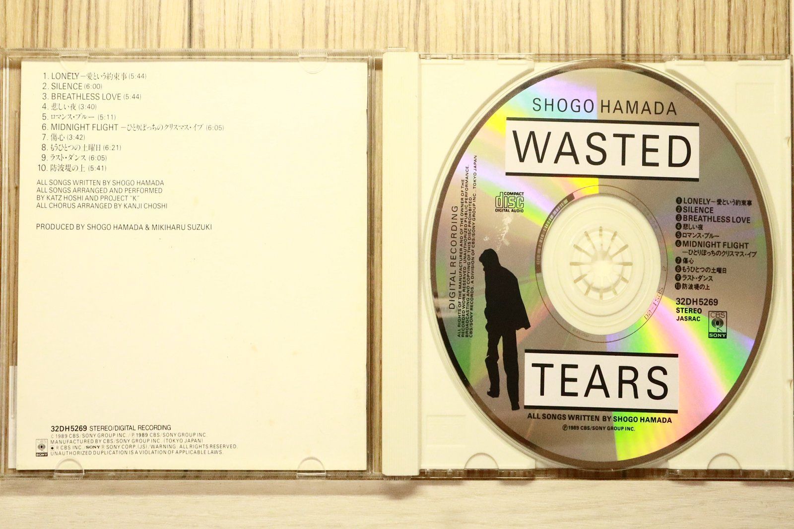 国内盤CD☆浜田 省吾/Shogo Hamada□ WASTED TEARS 【32DH5269