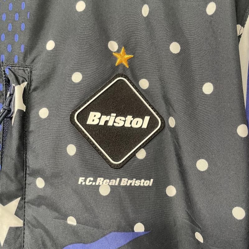 中古】F.C.Real Bristol×NIKE WOVEN PRACTICE JACKET サイズM ブルー 