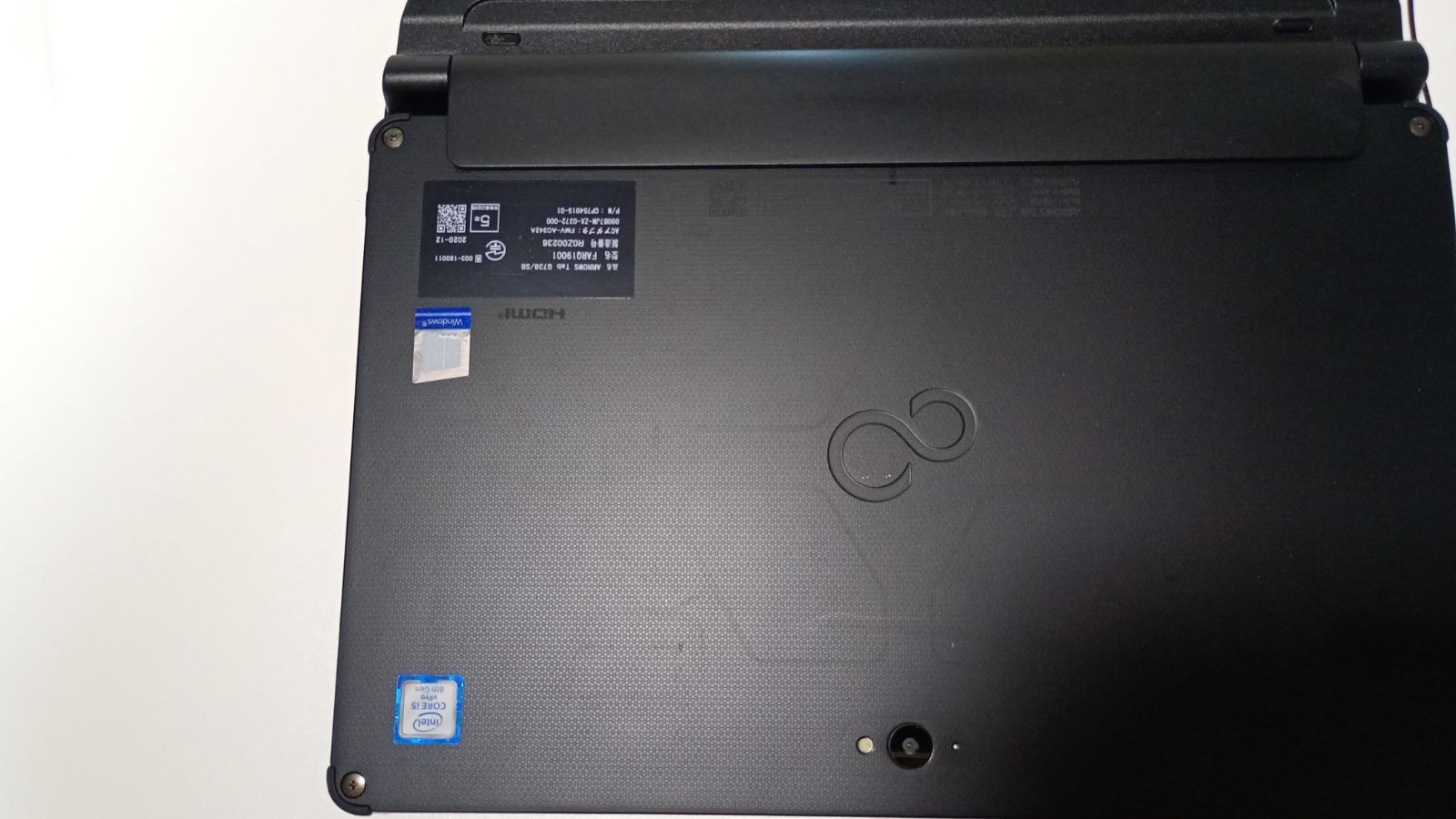 ノートPC 管 60108-10 WIN11 25H2 富士通 タブレットPC Q738/SB CPU