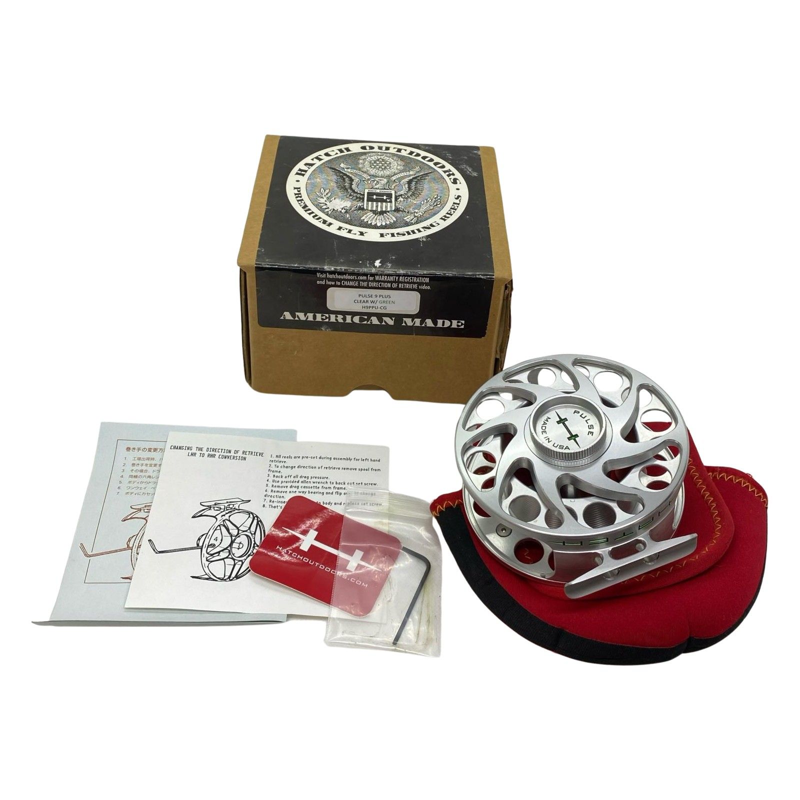 ΨΨHATCH リール フライリール HATCH パルス 9 PLUS