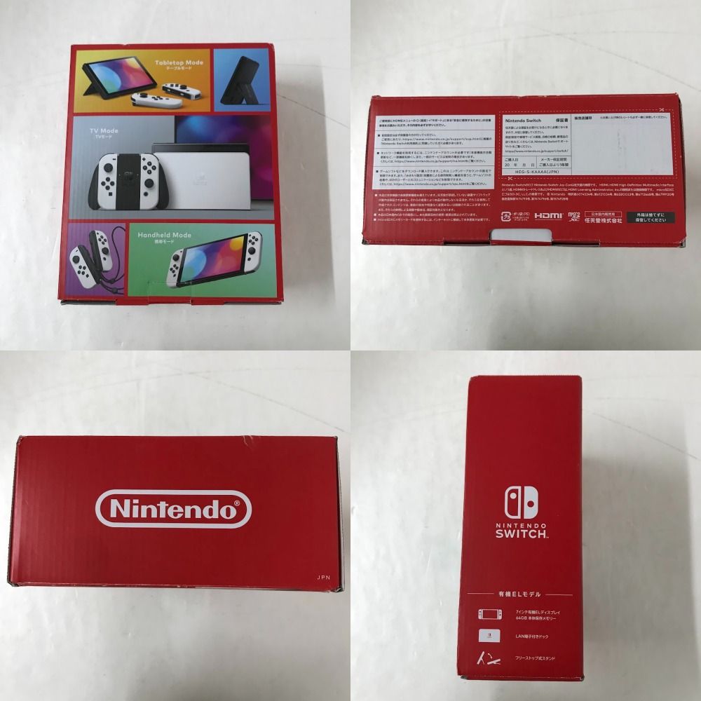 08 w 14996 Nintendo Switch 有機ELモデル ホワイト ニンテンドースイッチ ゲームハード 任天堂 品