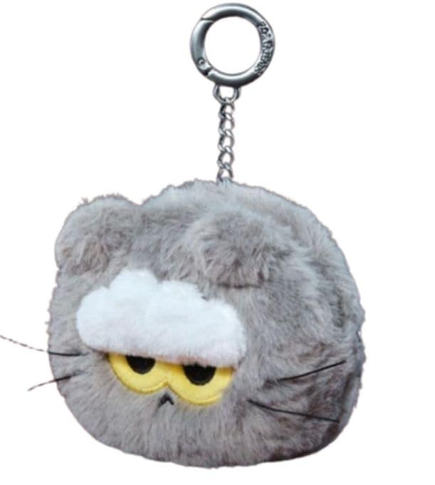 ZO&FRIENDS ポップアップ ZOA ぬいぐるみフェイスポーチキーリング ZOA