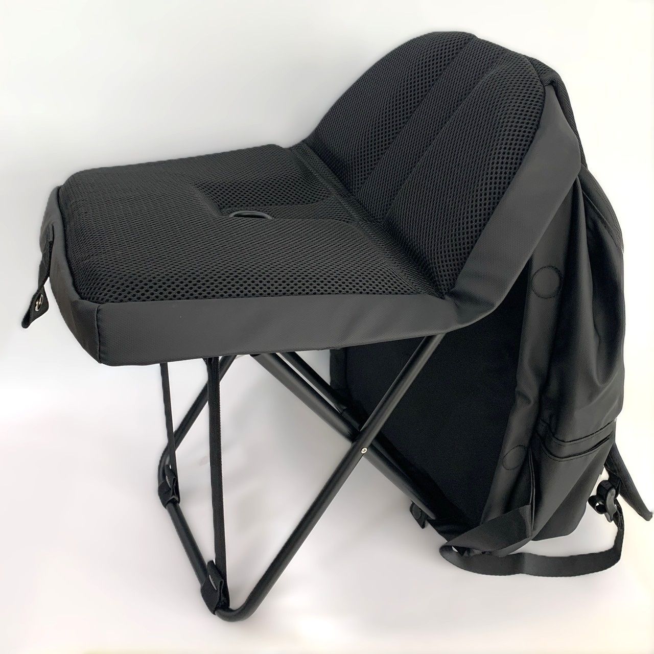 ◇857【新品】THANKO サンコー どこでも座れる BACK PACK CHAIR 