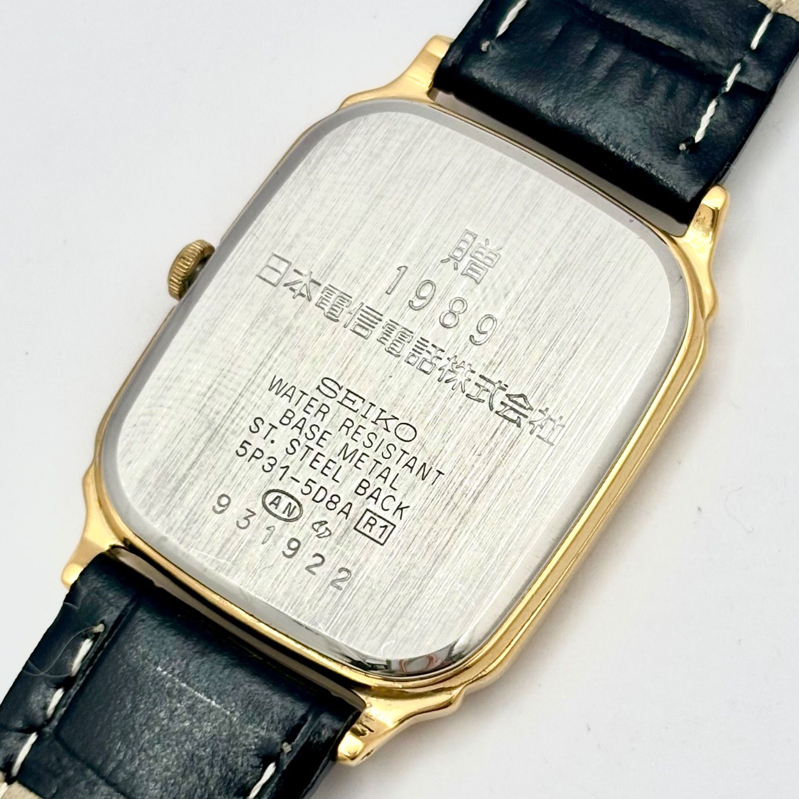 新品電池】SEIKO セイコー メンズ 腕時計 ゴールド オクタゴン 5P31 
