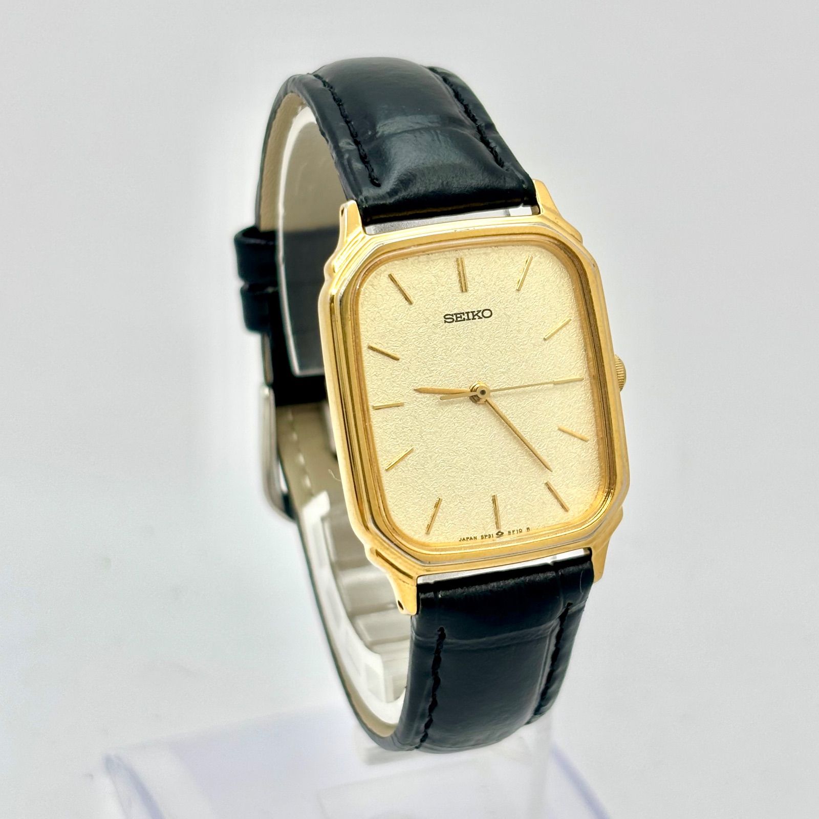 新品電池】SEIKO セイコー メンズ 腕時計 ゴールド オクタゴン 5P31