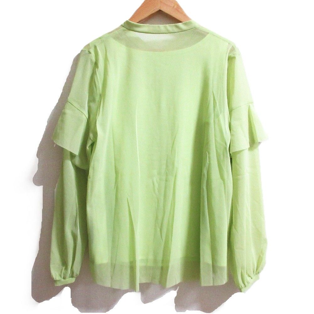 美品 VIVIENNE TAM ヴィヴィアンタム フラワー刺繡 長袖 パワーネット