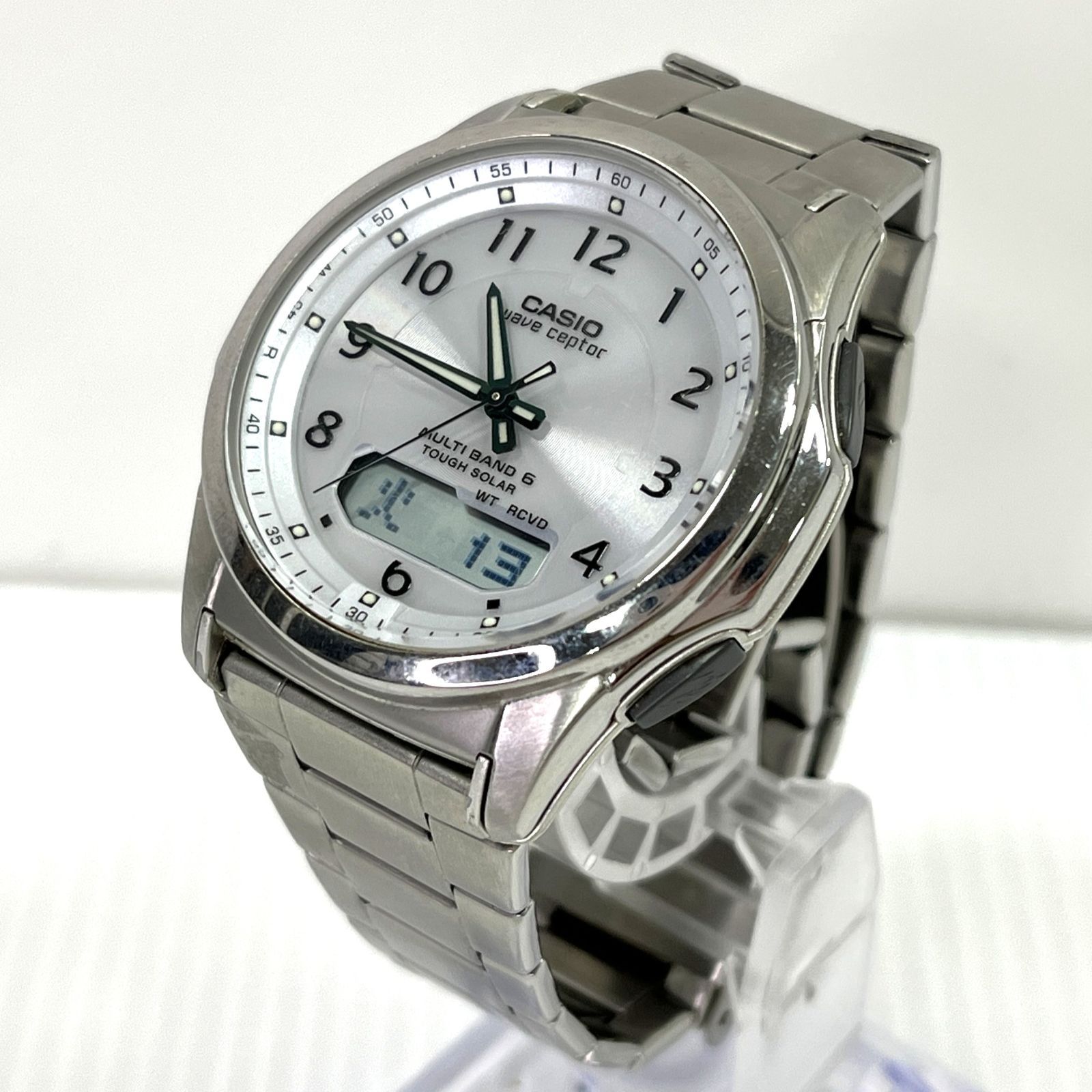中古品】CASIO wave ceptor MULTI BAND 6 TOUGH SOLAR WVA-M360 カシオ 