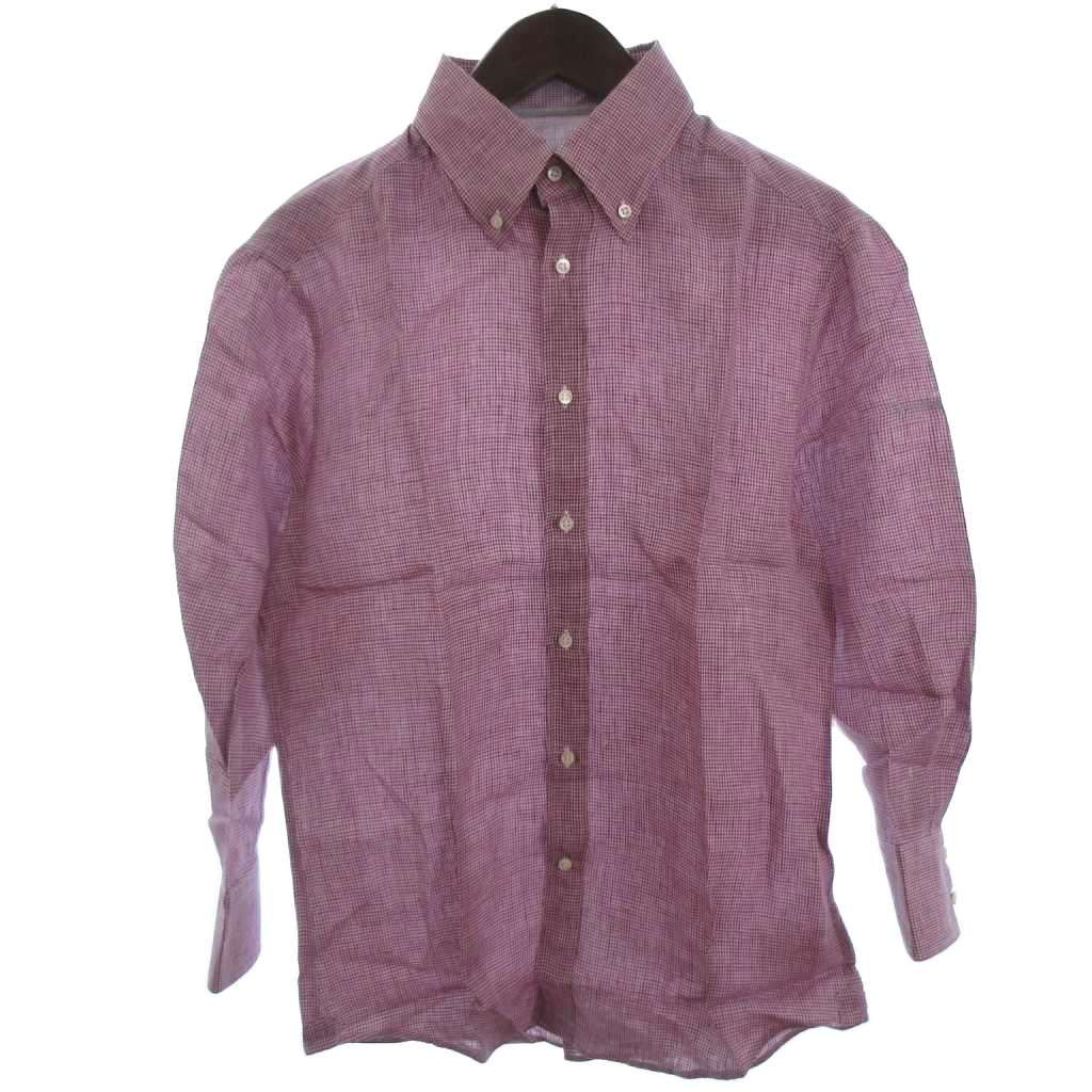 ブルネロクチネリ BRUNELLO CUCINELLI ボタンダウン リネン シャツ