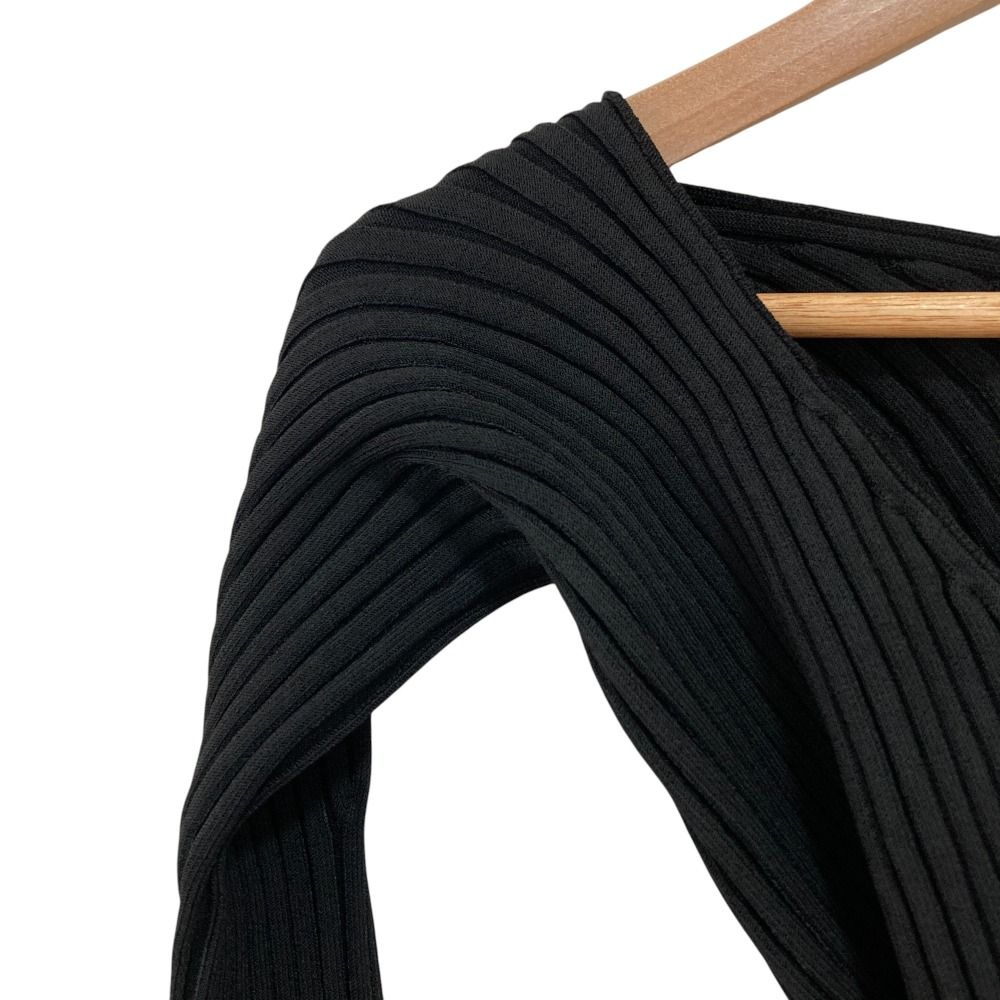 美品 JACQUEMUS ジャックムス クロップド リブニットカーディガン