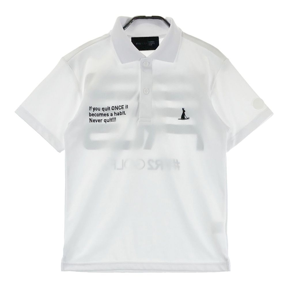 サイズ：M FR2 GOLF エフアールツーゴルフ 半袖ポロシャツ ホワイト系