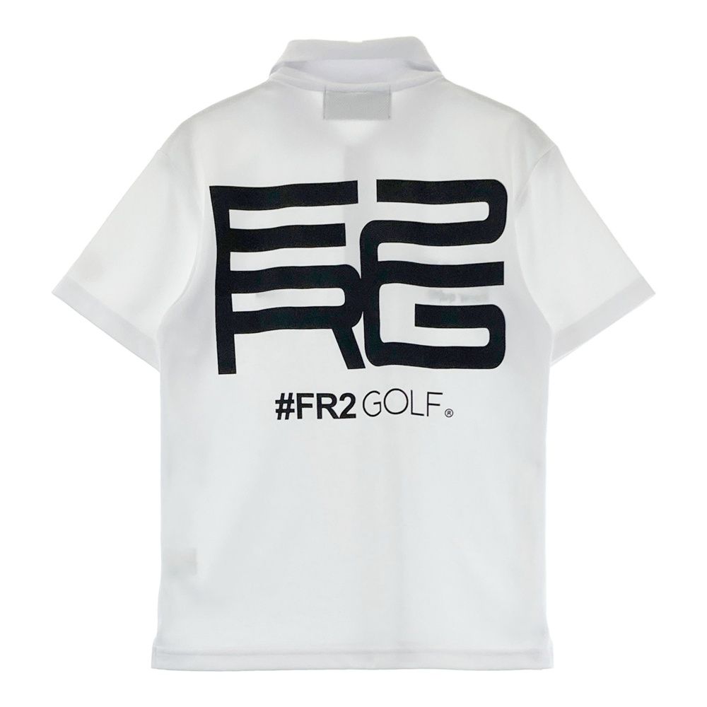 サイズ：M FR2 GOLF エフアールツーゴルフ 半袖ポロシャツ ホワイト系