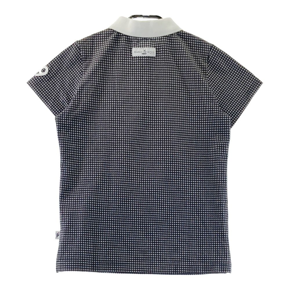 パーリーゲイツ　スヌーピーコラボ　ポロシャツ サイズ：0 PEARLY GATES パーリーゲイツ ×PEANUTS 半袖ポロシャツ