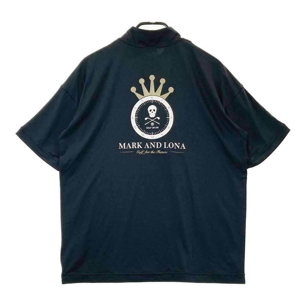 サイズ：48 MARK&LONA マークアンドロナ ハーフジップ 半袖Tシャツ