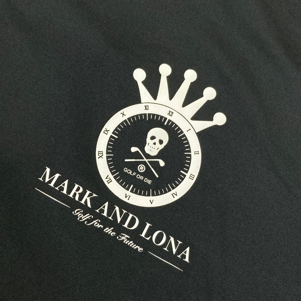 サイズ：48 MARK&LONA マークアンドロナ ハーフジップ 半袖Tシャツ