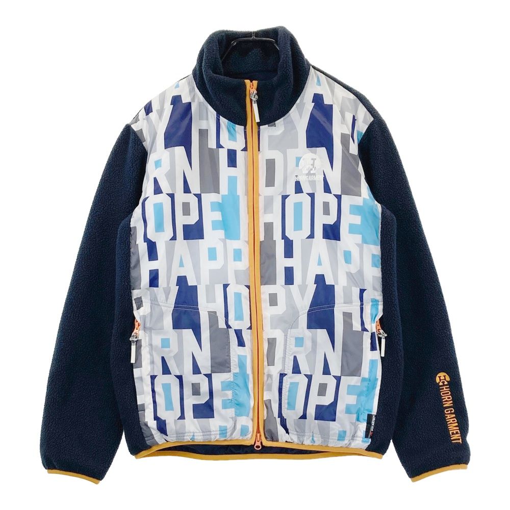 サイズ：L HORN GMT ホーン ガーメント ボア切替 中綿ジャケット 総柄