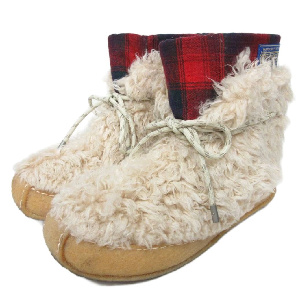 【中古】メゾンマルジェラ Maison Margiela 22 × PENDOLTON ペンドルトン 24SS ボアブーツ オンブレ サンプル品 43 メゾンマルジェラ 22 Maison Margiela 22 × PENDOLTON ペンドルトン