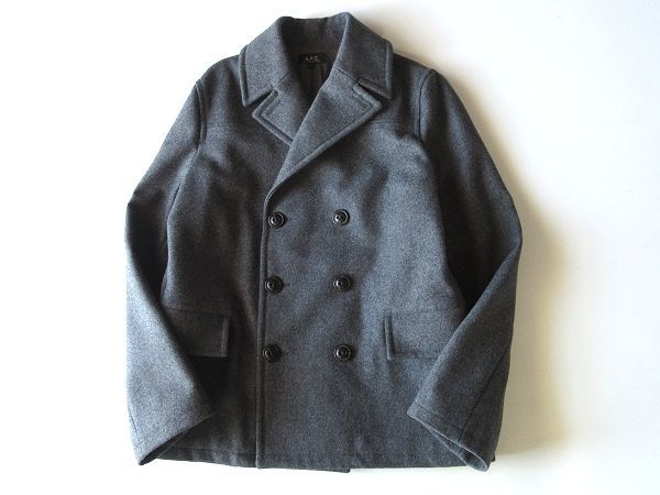 希少 00sビンテージ A.P.C. アーペーセー ウールメルトン Pコート