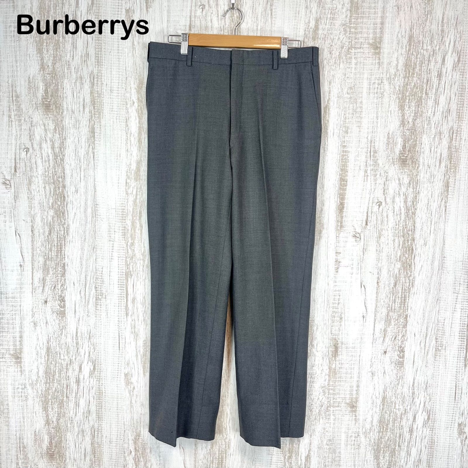 Burberrys バーバリーズ センタープレス ウール スラックス パンツ