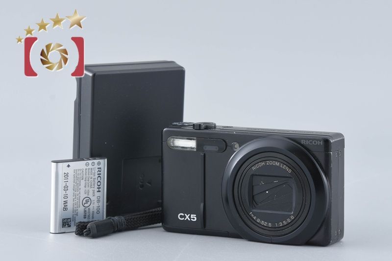 【スマホ転送OK】リコー RICOH CX5 ブラック コンパクトデジタルカメラ RICOH リコー CX5 ブラック コンパクトデジタルカメラ スマホ転送OK