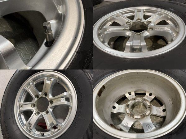 【YOKOHAMA G075 265/70R16】スタッドレス【Weds KEELER 16インチ 7J6HPCD139.7+5】21年製 バリ溝 ハイラックスサーフ プラド等　(MTR172) クレジットカード QRコード決済可能 YOKOHAMA G075 275/70R16】スタッドレス【Weds KEELER 16インチ