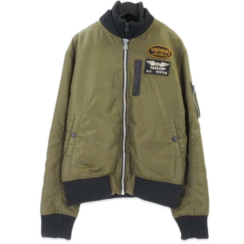 VANSON バンソン MA-1 フライトジャケット NVJK-2506 刺繍 ワッペン