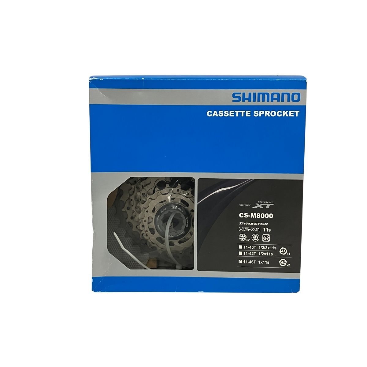 SHIMANO シマノ DEORE XT CS-M8000 カセットスプロケット 11S 11-46T