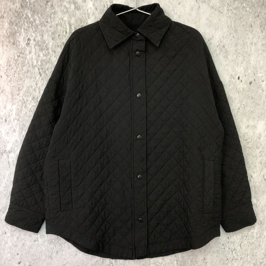ZARA ザラ キルティング ジャケット ブラック USA XSサイズ 〇 