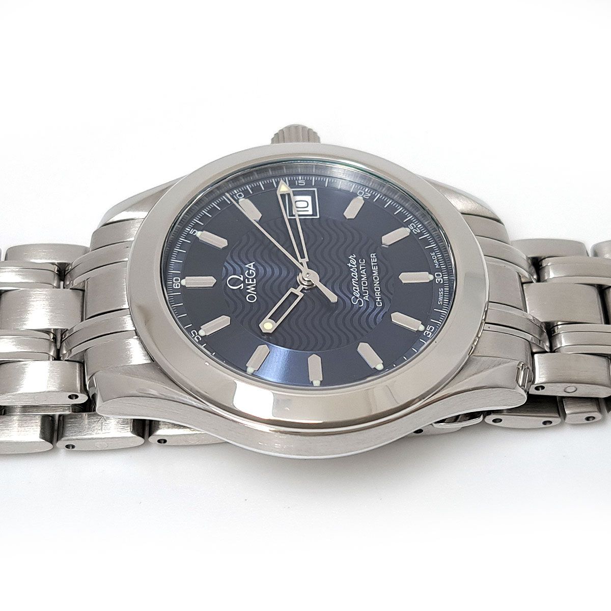  オメガ シーマスター 120M Overhauled 2501 81 自動巻き ステンレススティール メンズ ボーイズ OMEGA 時計 タートルネック 自動巻き時計 腕時計(アナログ)