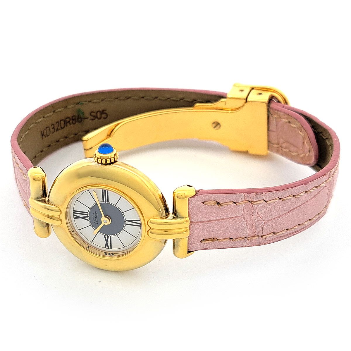 カルティエ マストコリゼ ヴェルメイユ 590002 クオーツ シルバー