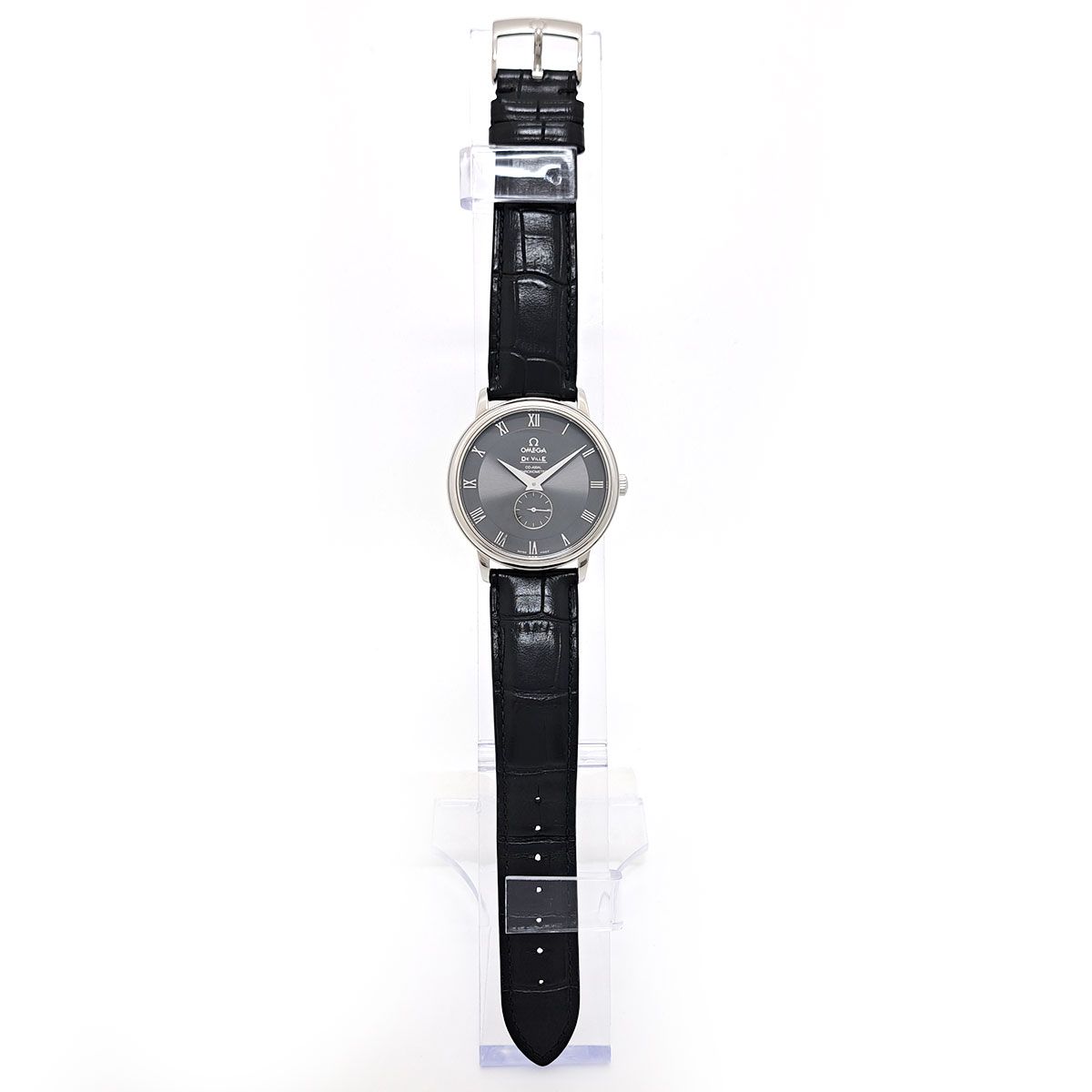  オメガ デヴィル プレステージ コーアクシャル 4813 40 01 自動巻き ステンレススティール メンズ OMEGA 時計 シャツ 自動巻き時計 腕時計(アナログ)