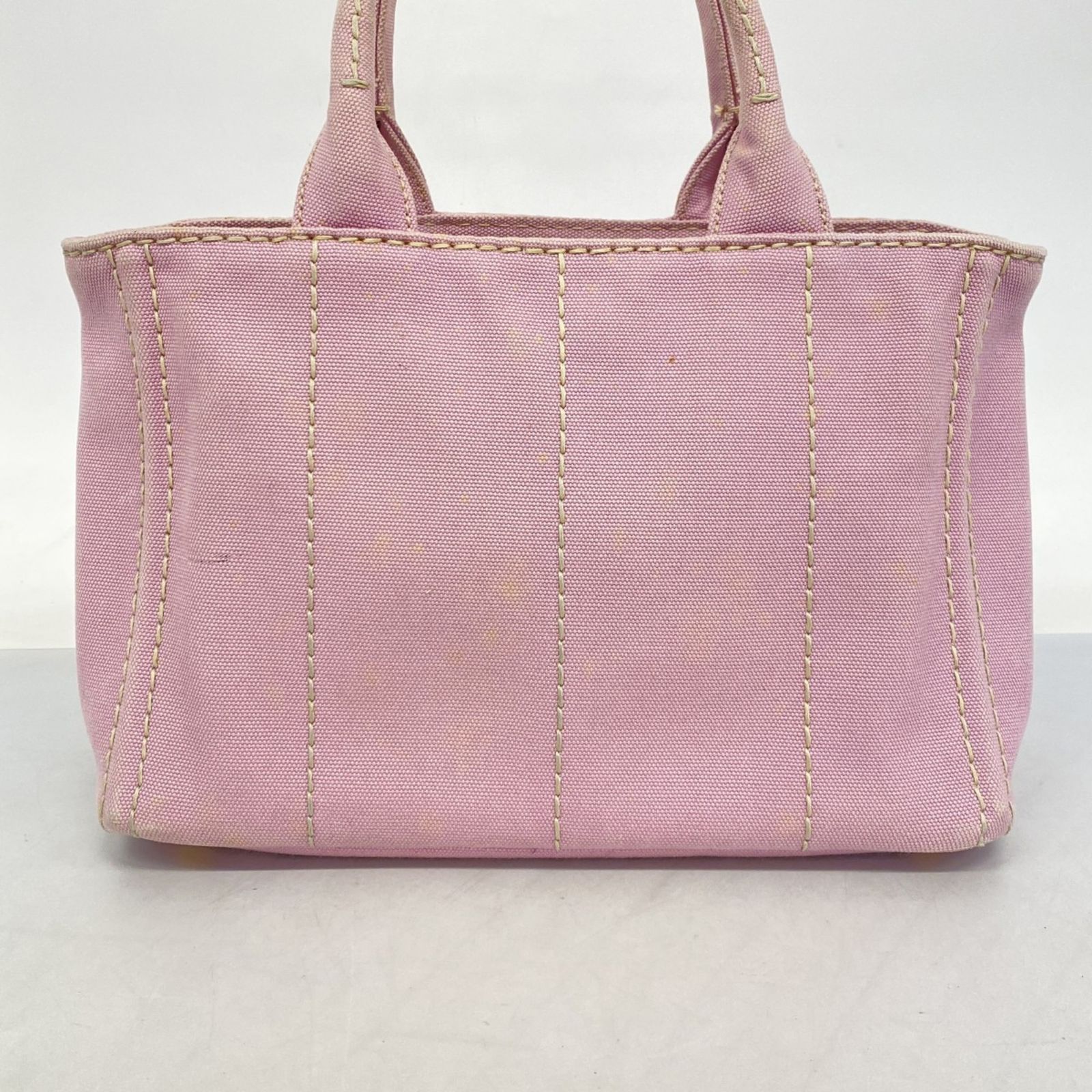 プラダ(Prada) プラダ トートバッグ カナパ キャンバス ピンク 2way 