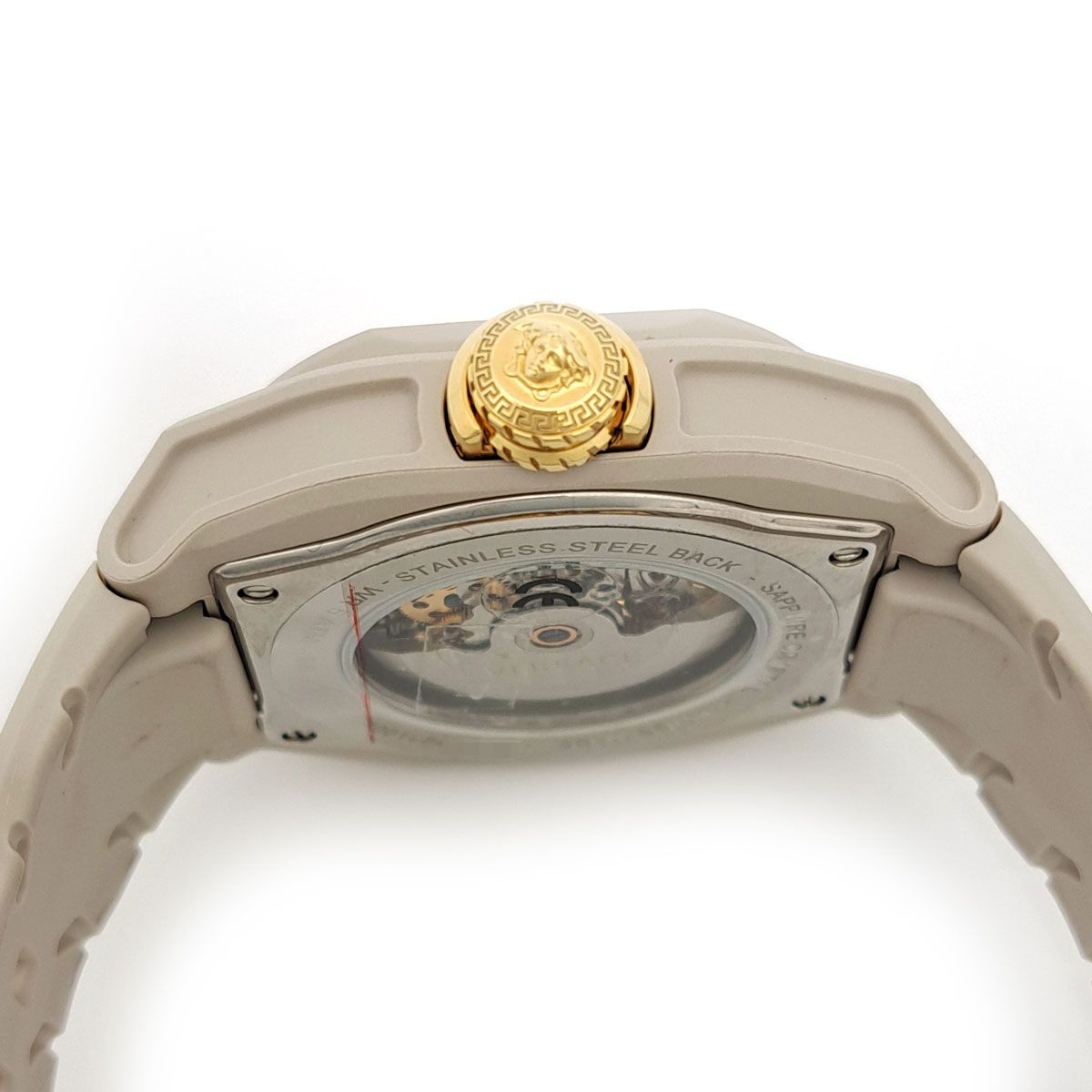  ヴェルサーチ Vレジェンドスケルトン VE7L00223 自動巻き エコセラミック ステンレススティール メンズ VERSACE 時計 デート服 自動巻き時計 腕時計(アナログ)