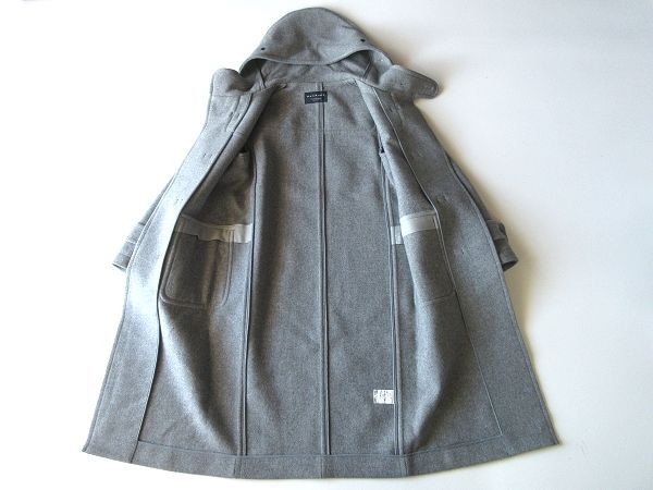 美品 定価55000円 MACPHEE マカフィー レザー&水牛トグル ウール