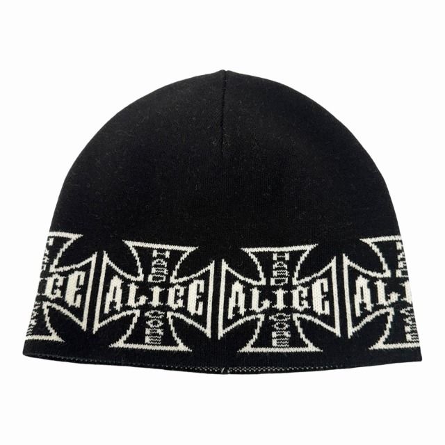 帽子 ALICE HOLLYWOOD JACQUARD CHOPPER BEANIE ALICE HOLLYWOOD アリス ハリウッド JACUARD CHOPPER BEANIE