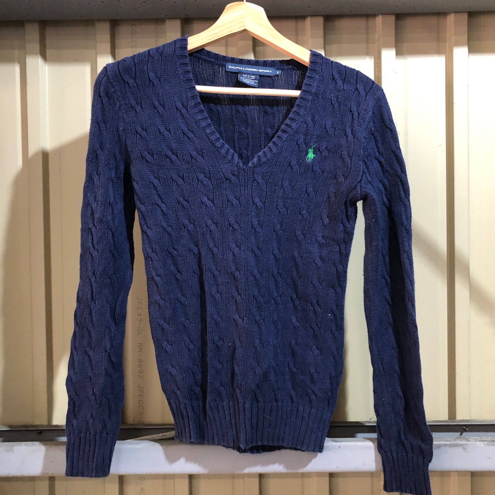 1443 RALPH LAUREN SPORT セーター ネイビー S ラルフローレンスポーツ 