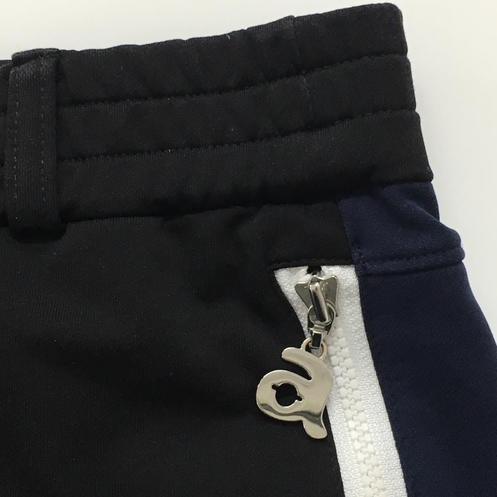 超美品】アルチビオ ショートパンツ 黒×ネイビー ウエストゴム