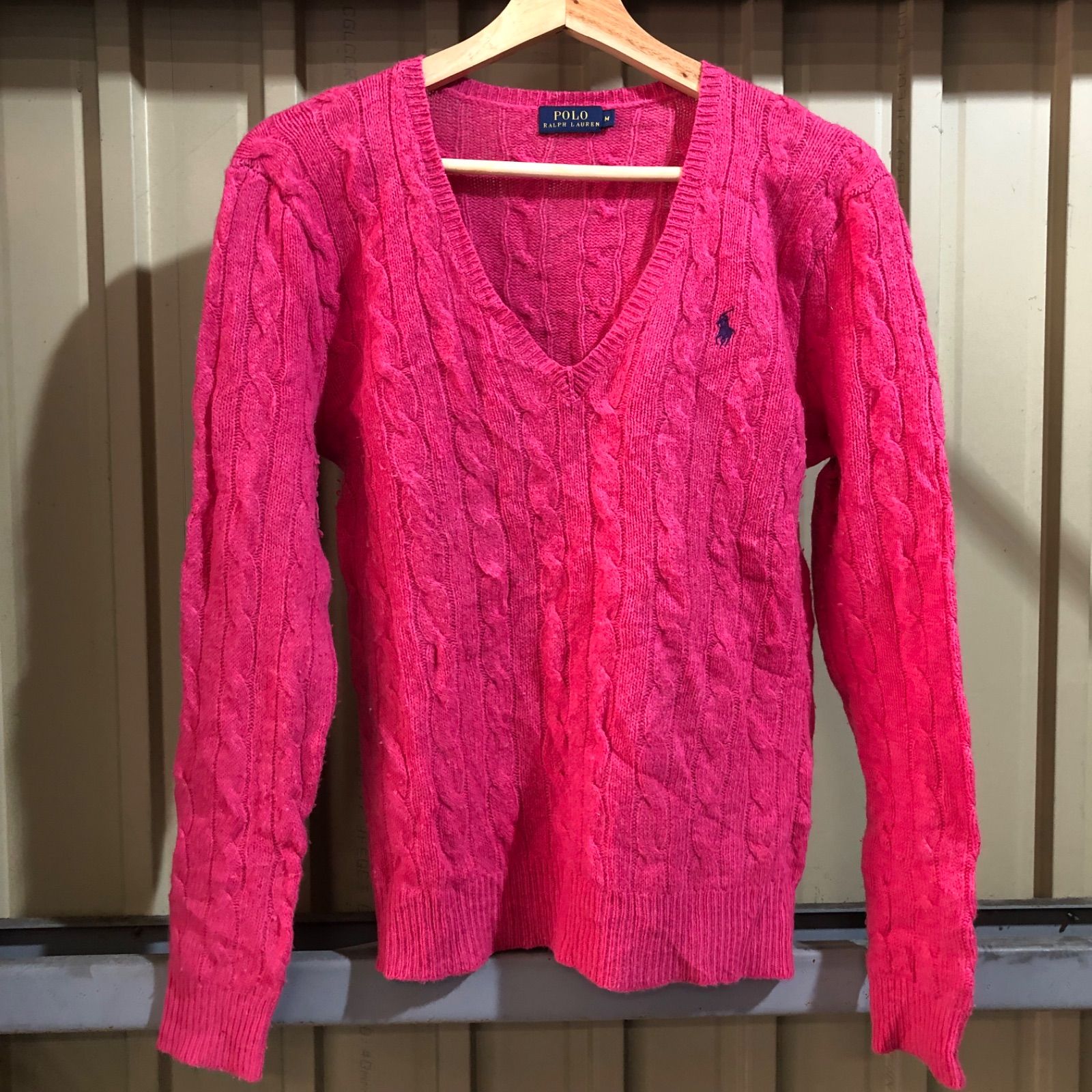 1444 POLO RALPH LAUREN セーター ピンク M ポロラルフローレン ニット