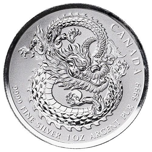 保証書・カプセル付き] 2019年 (新品) カナダ「ラッキードラゴン