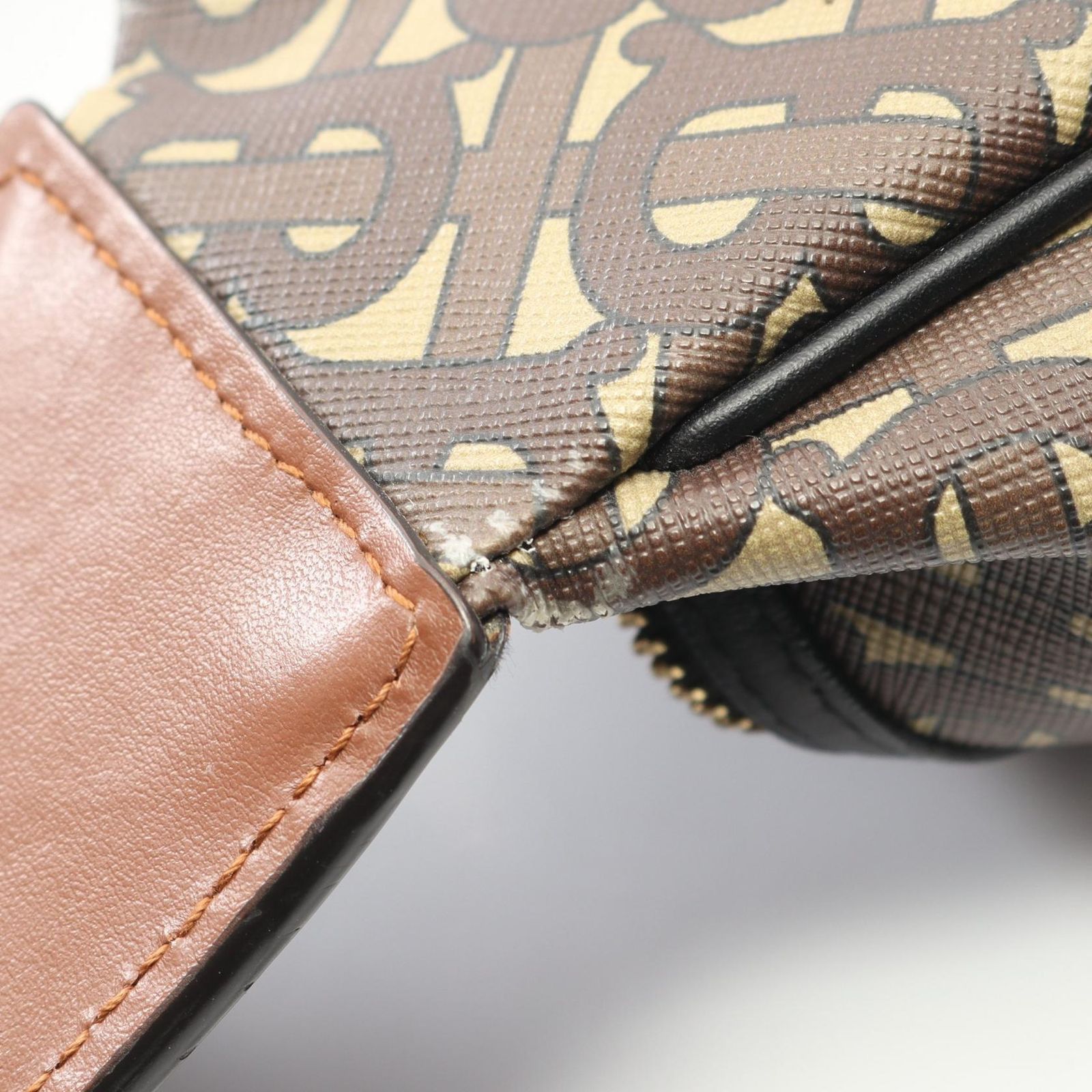 新品に近い 人気 バーバリー ボディ ウエストバッグ モノグラム ブラウン バーバリー BURBERRY ウエストバッグ ボディバッグ ミディアム