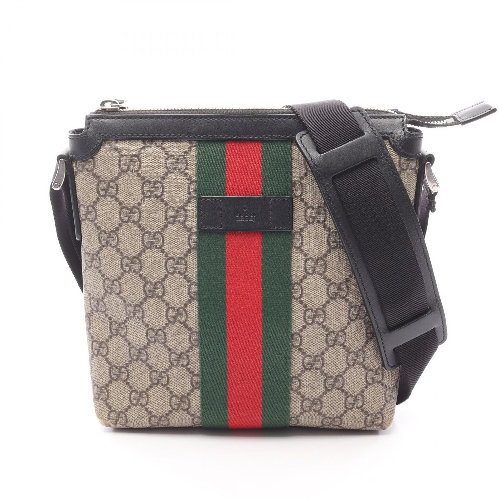 グッチ GUCCI ショルダーバッグ GGスプリーム ウェブストライプ
