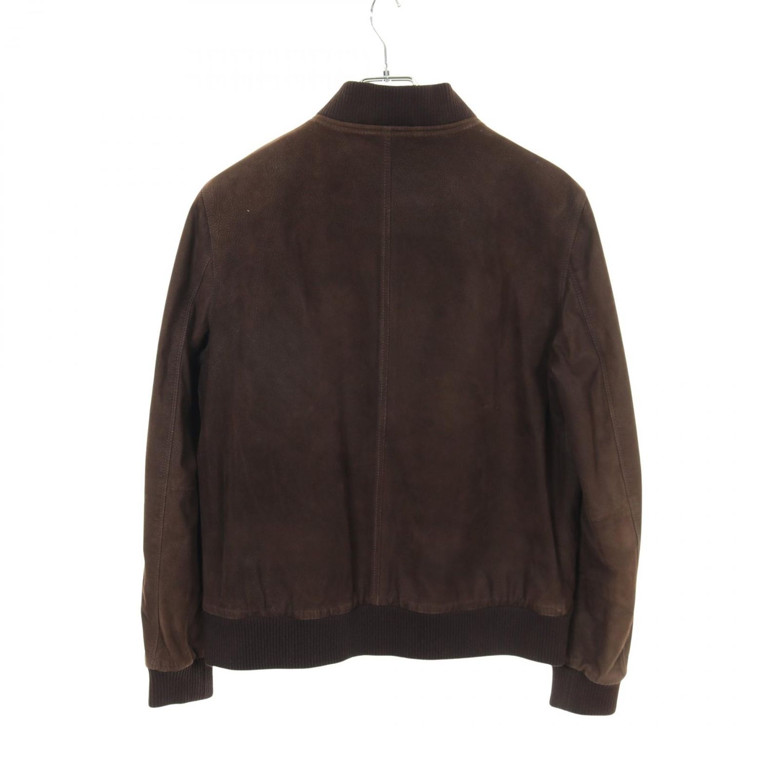 ダンヒル Dunhill 革ジャン ブラウン スウェード スエードレザー