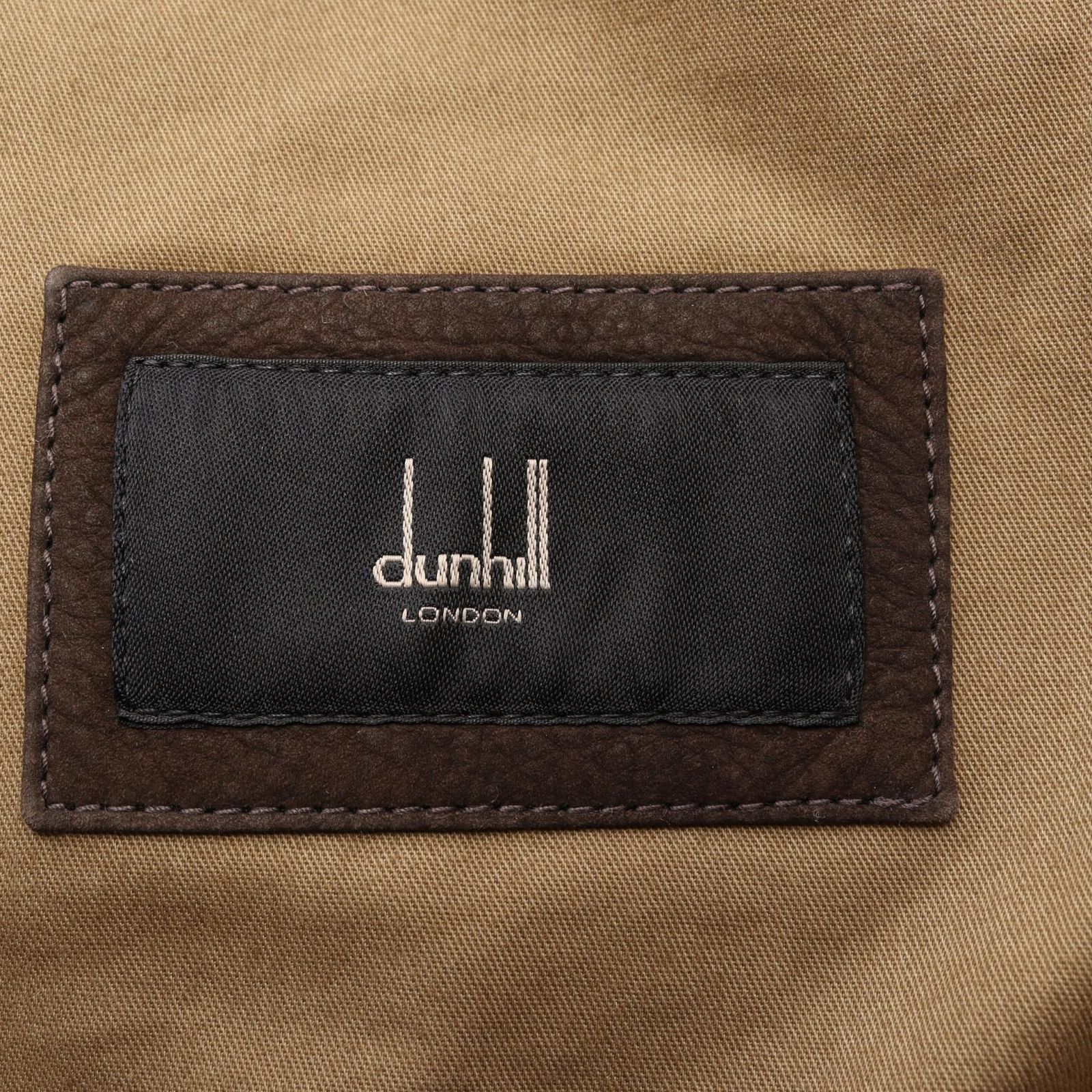 最高級 dunhill ダンヒル スエード レザージャケット イタリア製 牛革 ダンヒル Dunhill 革ジャン ブラウン スウェード スエードレザー