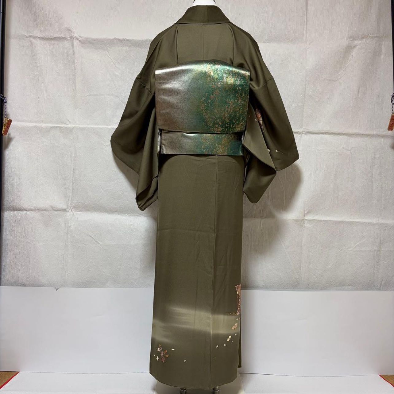 未使用近い 美品 袷 正絹 友禅 やまと 訪問着 フルセット 裄68.5